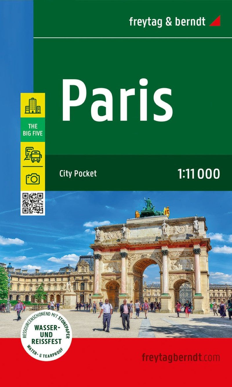 Paris, pocket city map 1:11,000