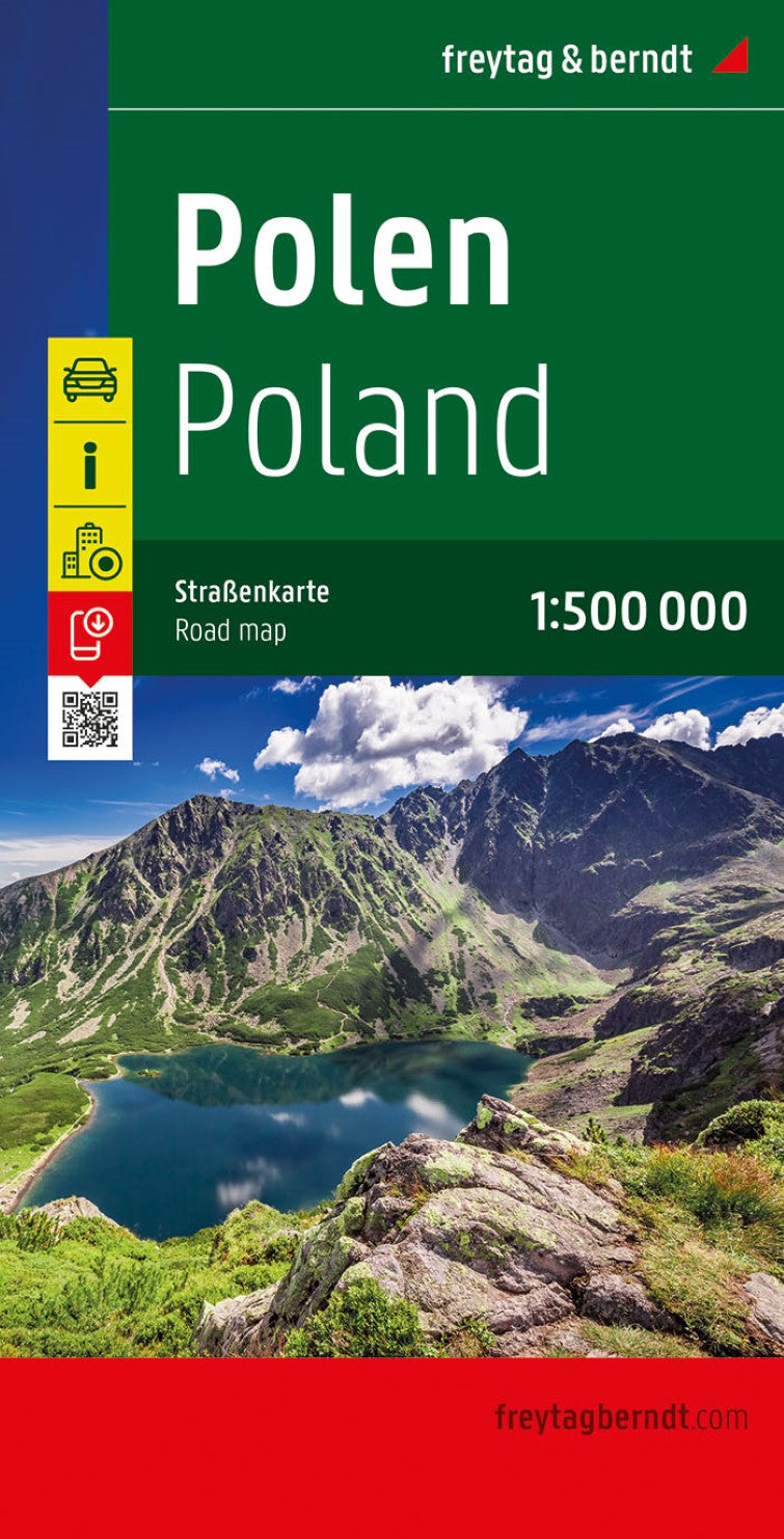 Poland, road map 1:500,000