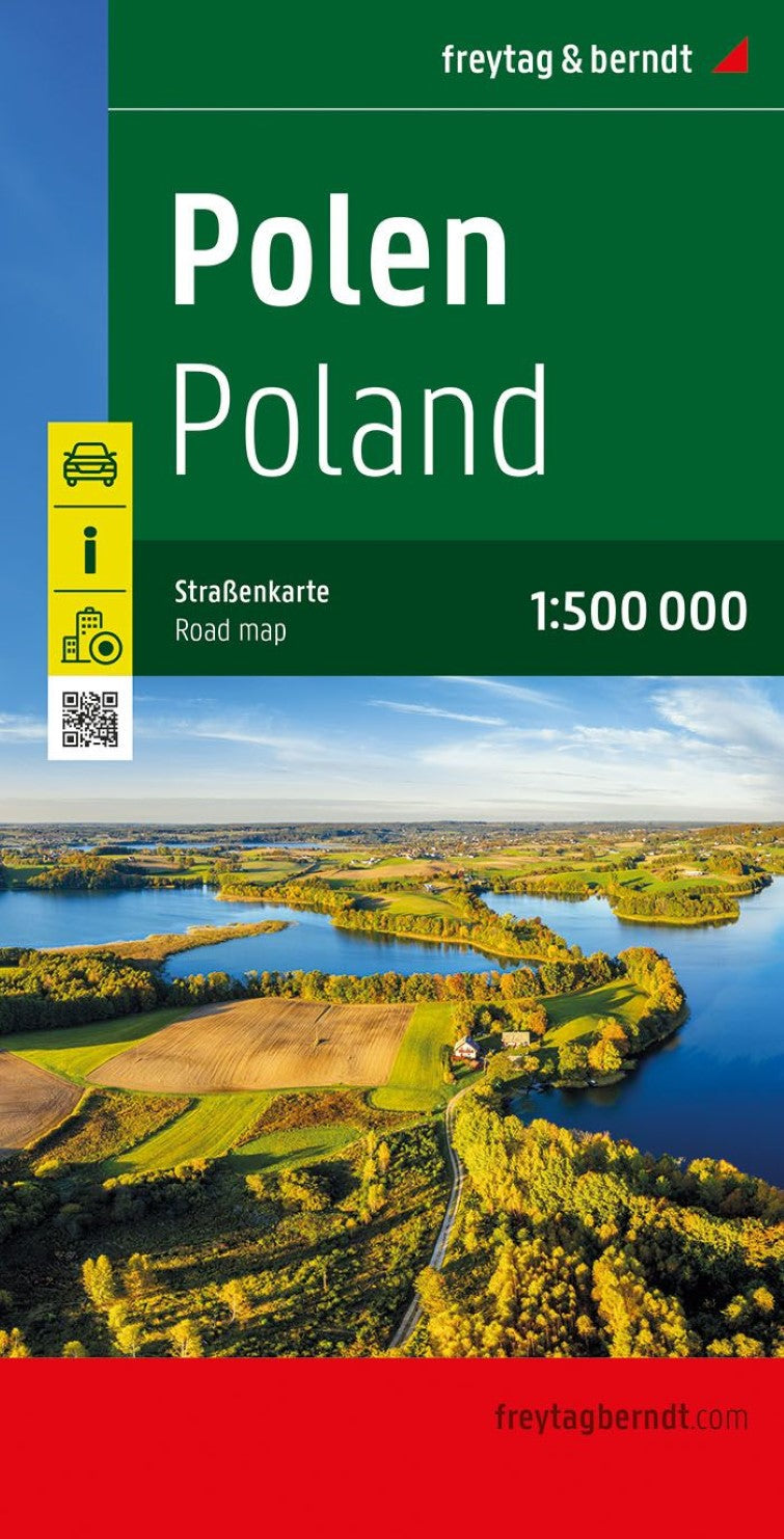 Poland, road map 1:500,000