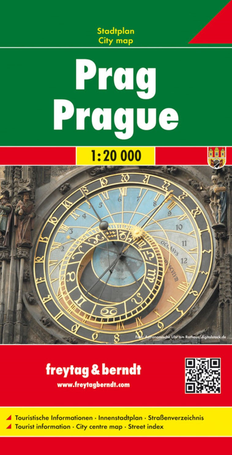 Prague, city map 1:20,000