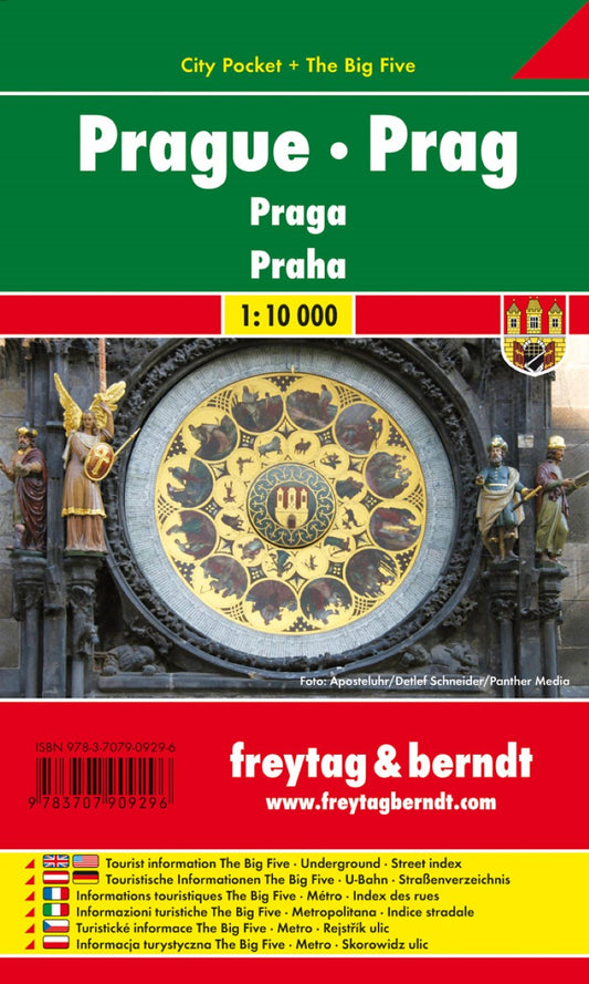 Prag, City map 1:10.000, City Pocket map + The Big Five