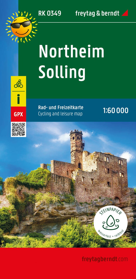 Northeim - Solling, Rad- und Freizeitkarte 1:60.000, freytag & berndt, RK 0349 = Northeim - Solling, bike and leisure map 1:60,000 RK 0349