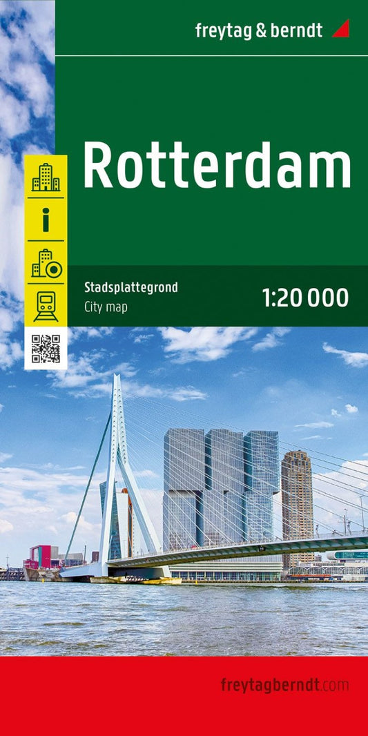 Rotterdam, city map 1:20,000