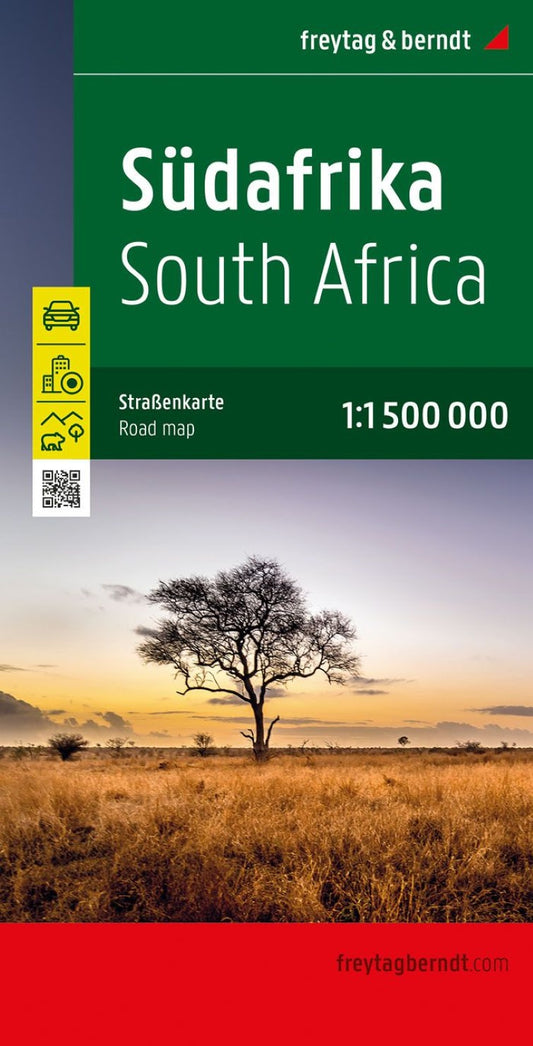 South Africa, road map 1:1,500,000