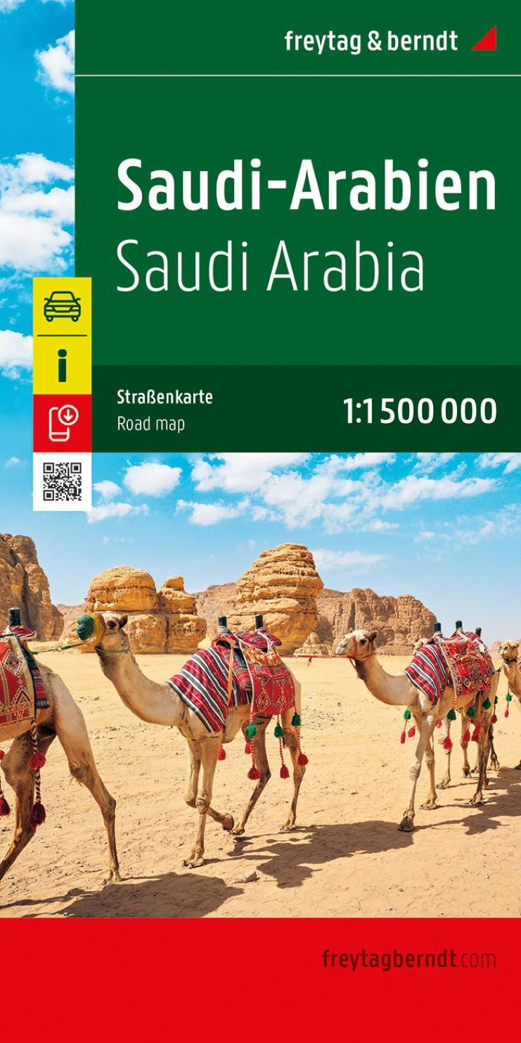 Saudi Arabien = Saudi Arabia Road Map 1:1,500,000