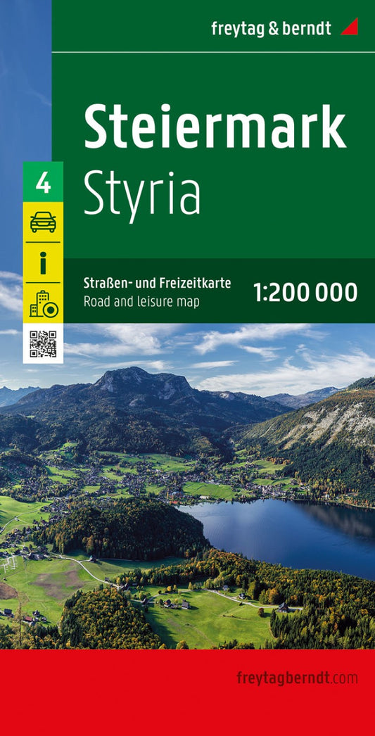 Styria, road and leisure map 1:200,000