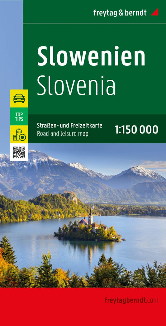 Slovenia, road and leisure map 1:150,000
