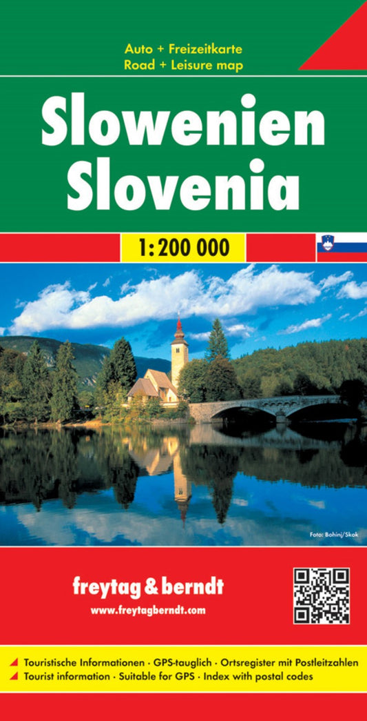 Slovenia, road map 1:200,000