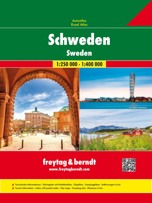 Autoatlas Schweden : 1:400,000 = Road atlas Sweden : 1:400,000 = Bilatlas : Zweden 1:250,000, 1:400,000 = Atlas routier : Sucde 1:250,000, :1:400,000 = Svezia : Atlante stradale