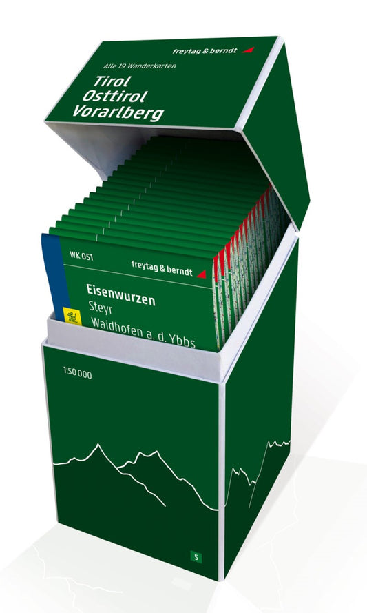 Tyrol - East Tyrol - Vorarlberg, hiking map set 1:50,000