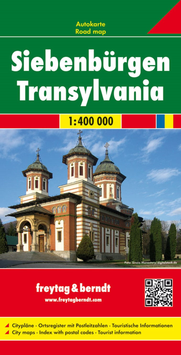 Transylvania, road map 1:400,000