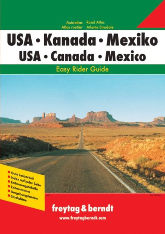 USA/Canada/Mexico Road Atlas Paperback