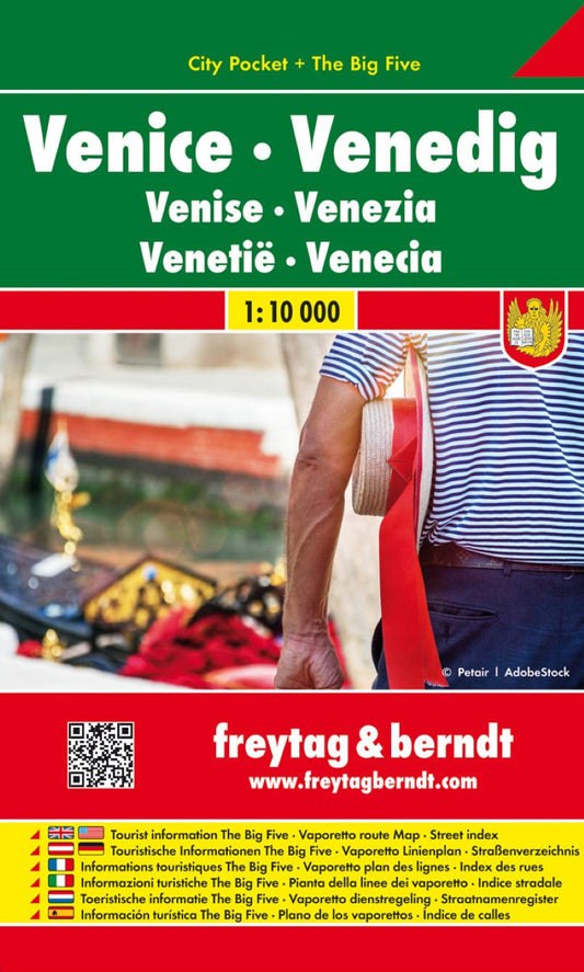 Venedig, City map 1:10.000, City Pocket map + The Big Five