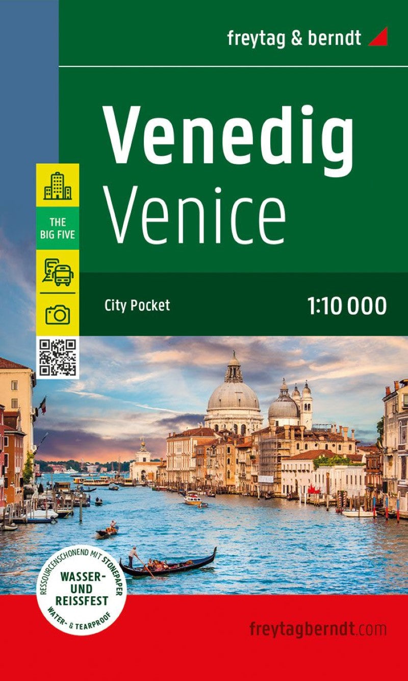 Venedig (Venice), City map 1:10.000, City Pocket map + The Big Five