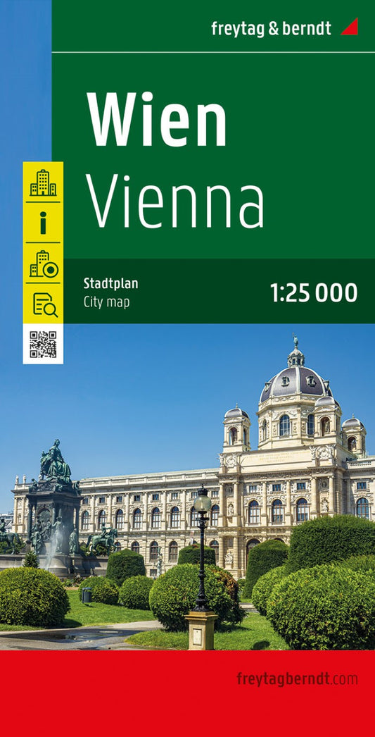 Vienna, city map 1:25,000