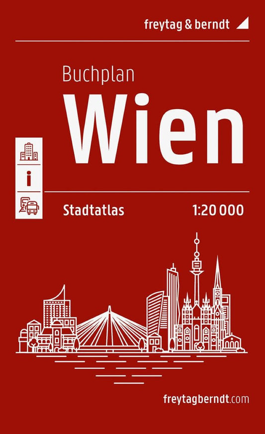 Vienna, map book 1:20,000