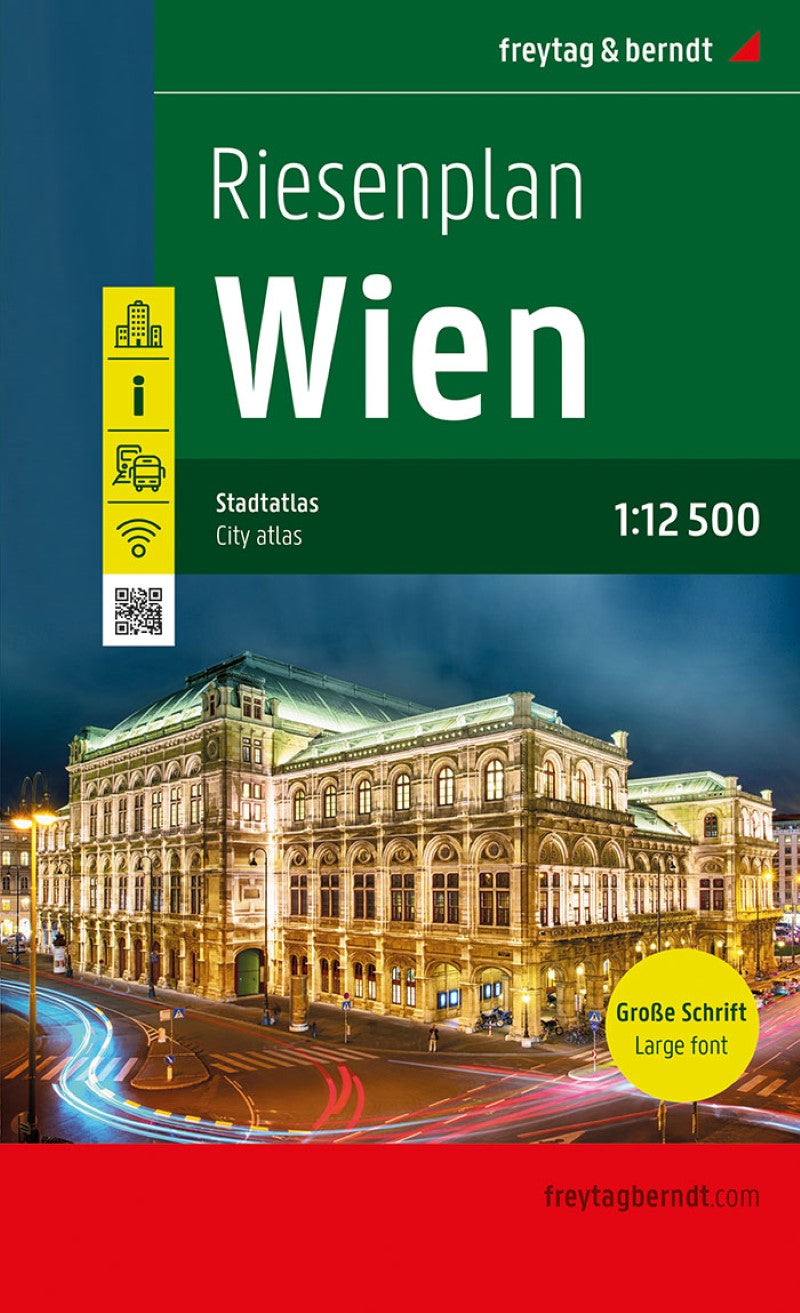 Vienna, large scale, city atlas 1:12,500