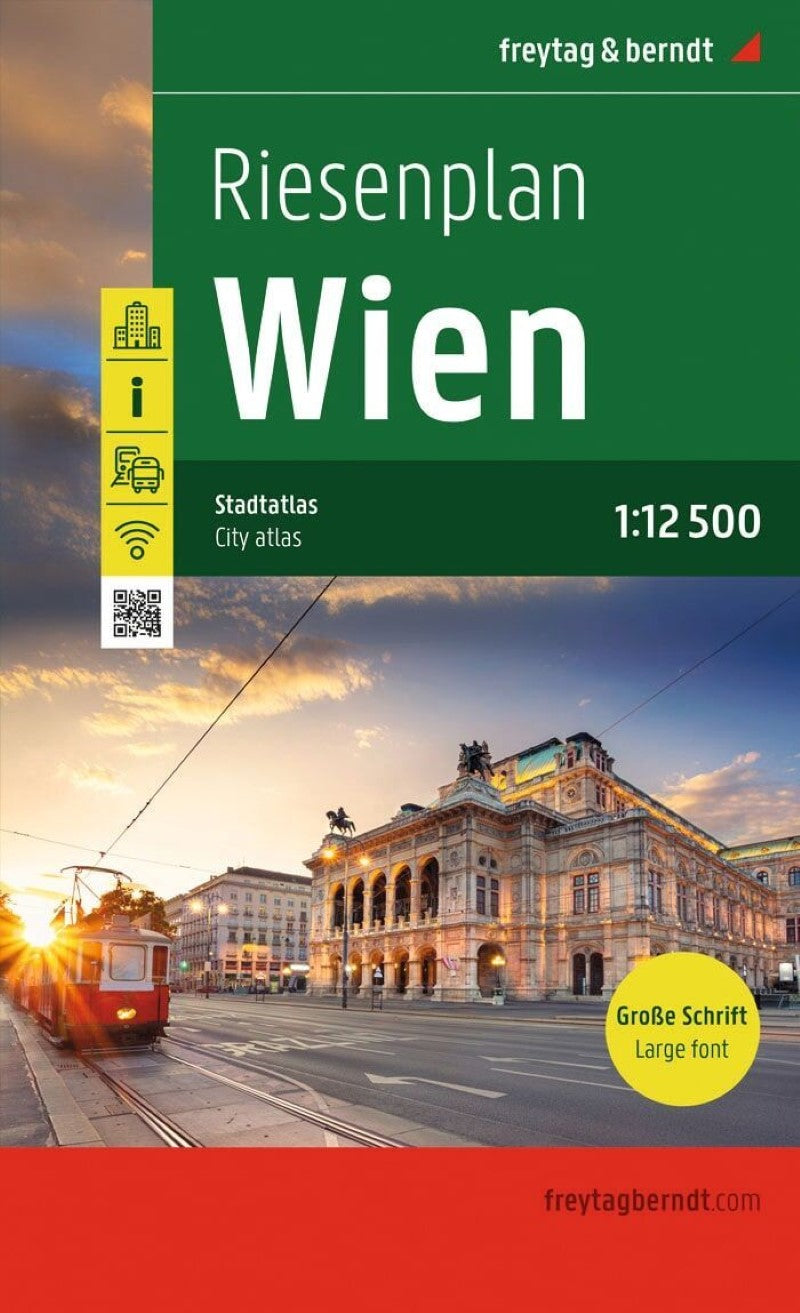 Vienna, large scale, city atlas 1:12,500