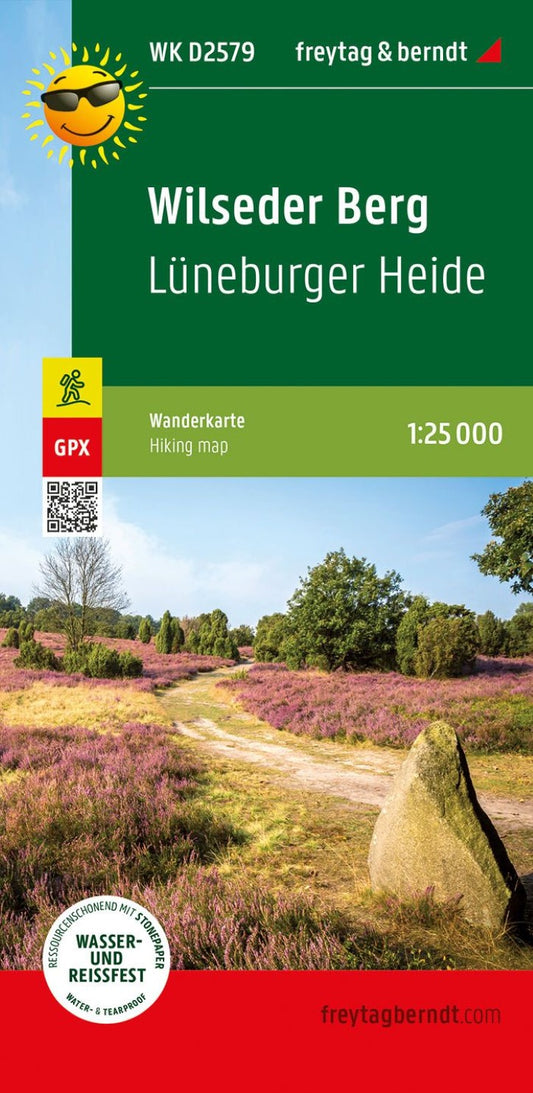 Wilseder Berg, hiking map 1:25,000 WK D2579