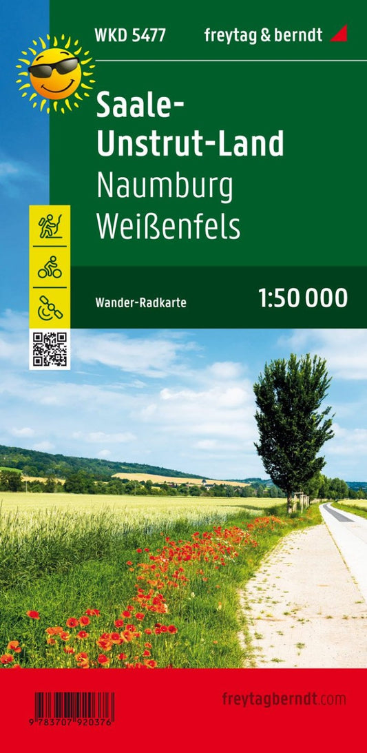 Saale-Unstrut-Land, hiking + cycling map 1:50,000