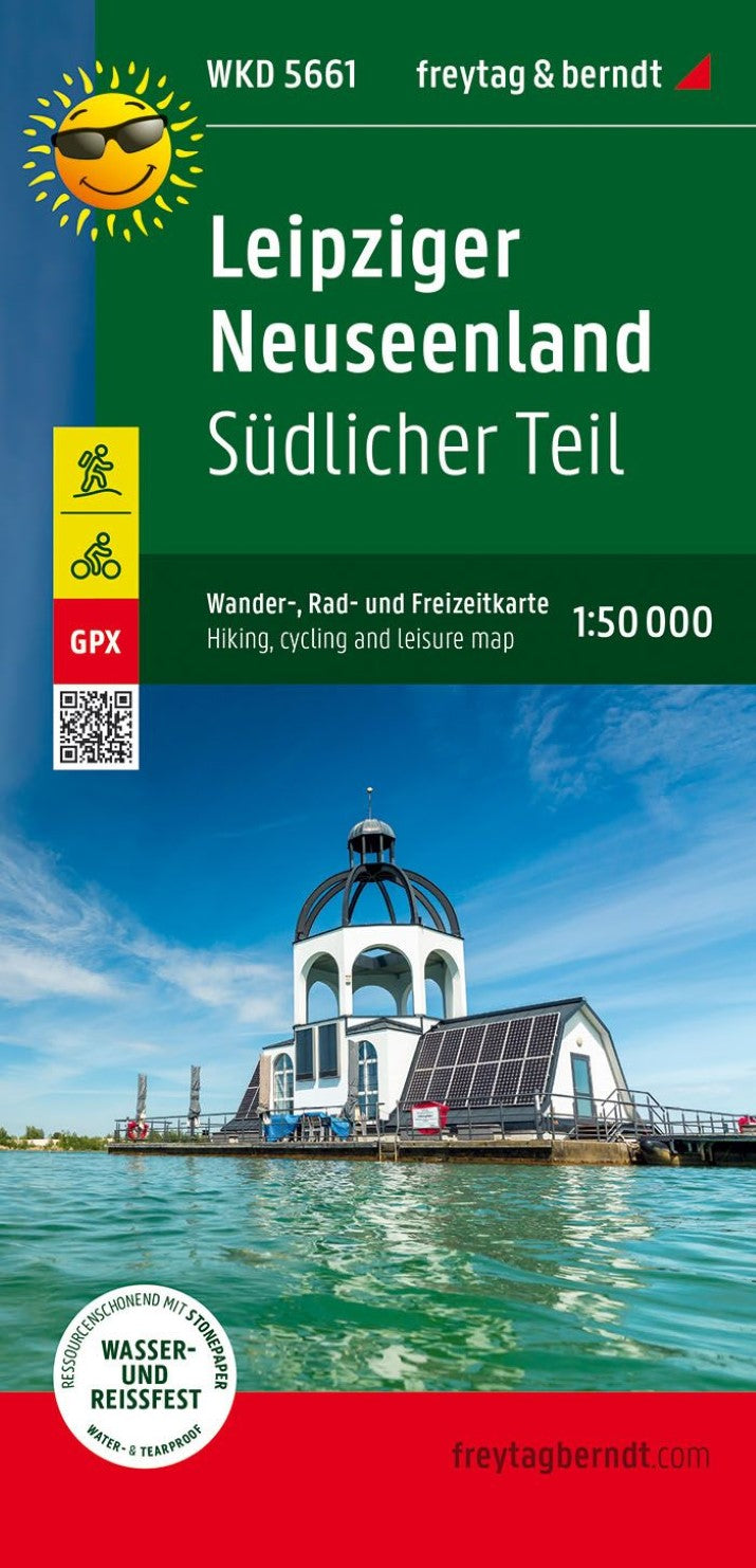 Leipzig New Zealenland, Southern part, hiking and cycling map 1:50,000