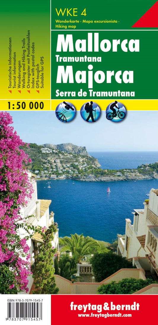 WKE 4 Mallorca - Tramuntana, hiking map 1:50,000