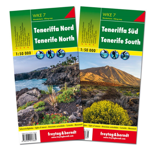 Tenerife, hiking map set 1:50,000