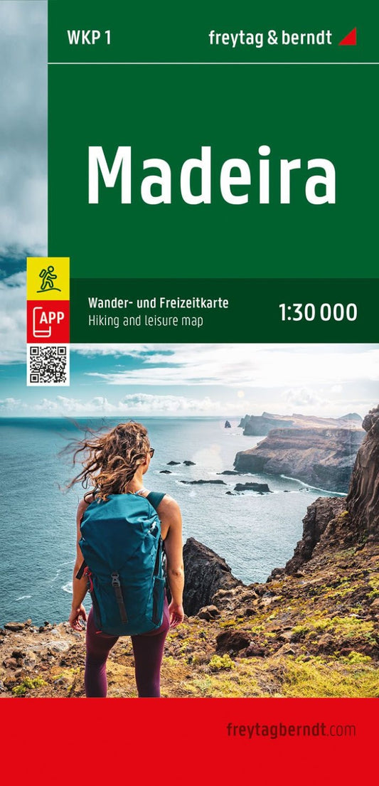 Madeira, hiking map 1:30,000