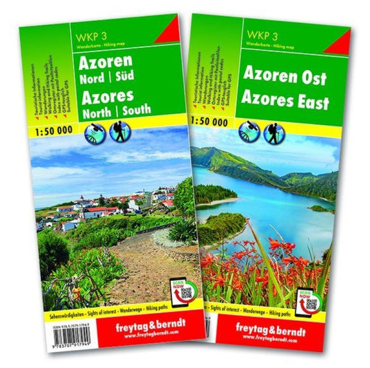 Azoren, Wanderkarten-Set 1:50.000, WKP 3 = Azores, Wanderkarten-Set 1:50,000, WKP 3