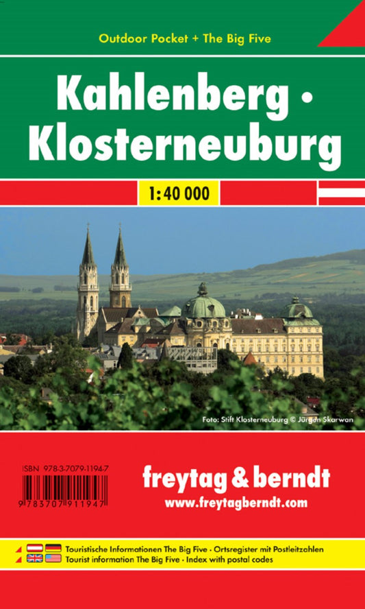 WK 011 OUP Kahlenberg - Klosterneuburg, Outdoor Pocket, hiking map 1:40,000