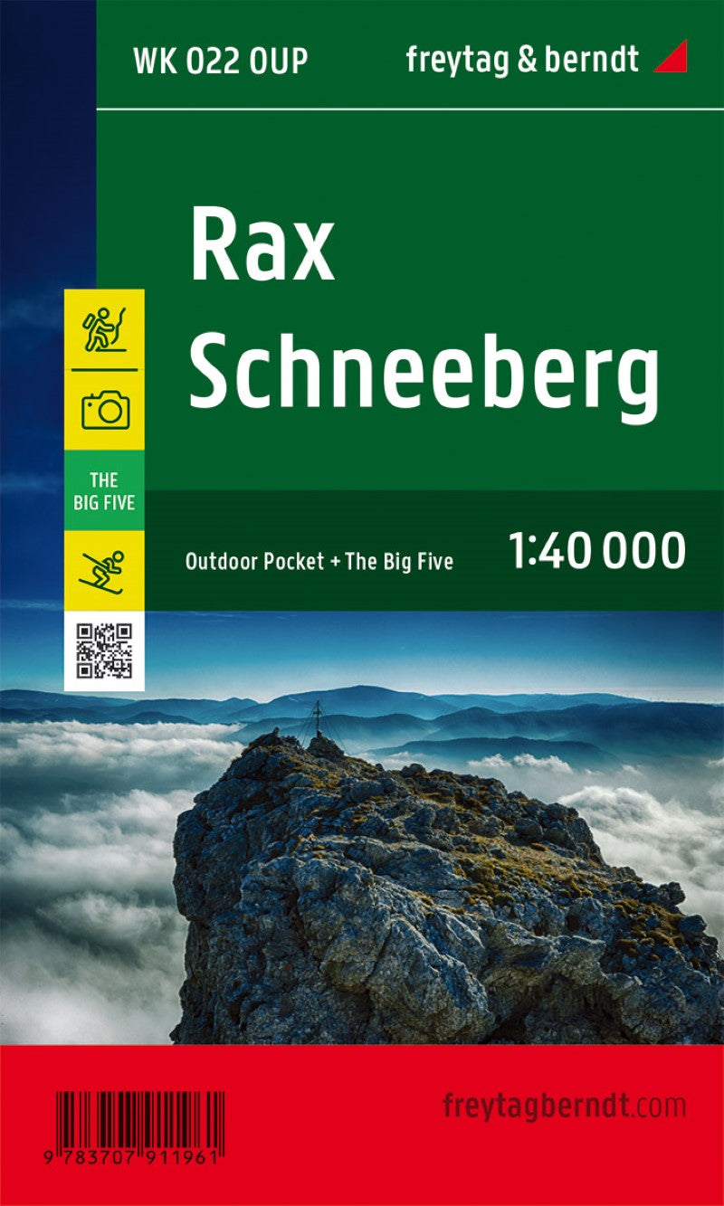 Rax - Schneeberg, hiking map 1:40,000, WK 022 OUP, Outdoor Pocket