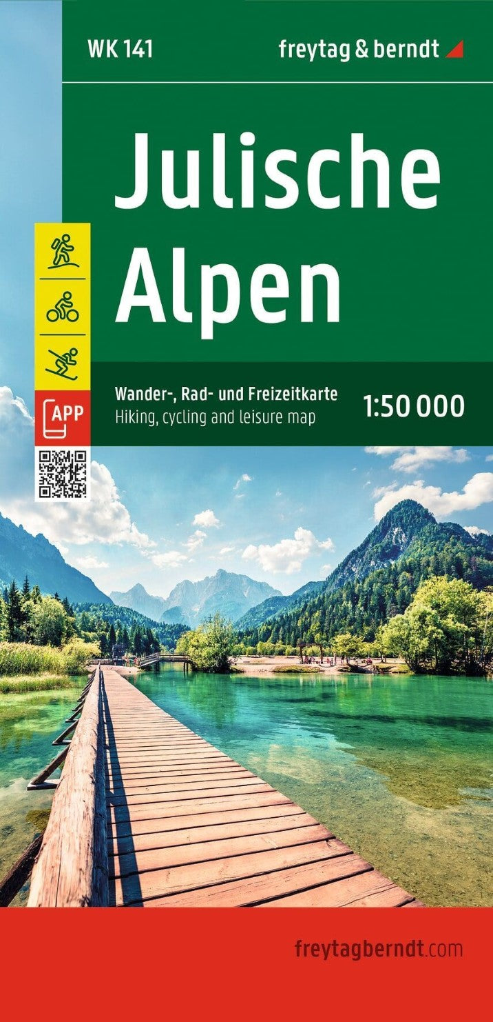 WK 141 Julian Alps, hiking map 1:50,000