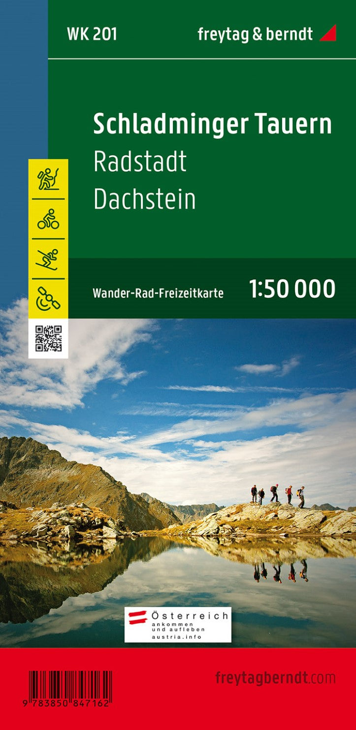 WK 201 Schladminger Tauern - Radstadt - Dachstein, hiking map 1:50,000