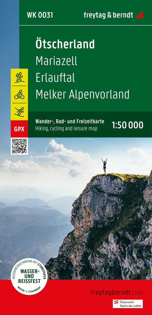 Ötscherland, hiking, bike and leisure map 1:50,000 WK 0031