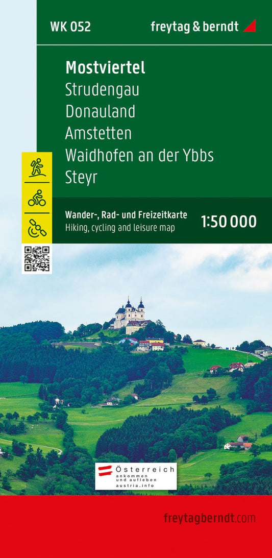 Mostviertel, hiking, bike and leisure map 1:50,000