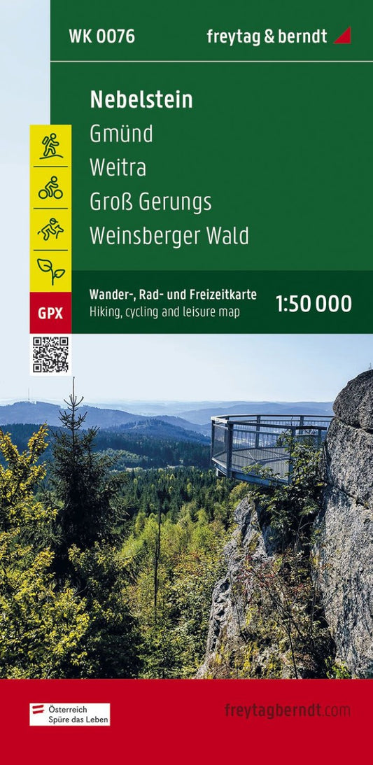 Nebelstein, hiking, bike and leisure map 1:50,000 WK 0076