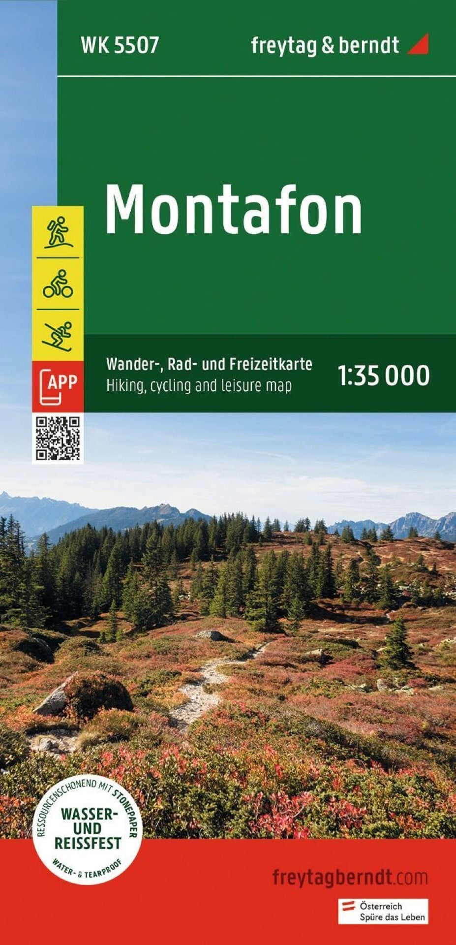 WK 5507 Montafon, hiking map 1:35,000