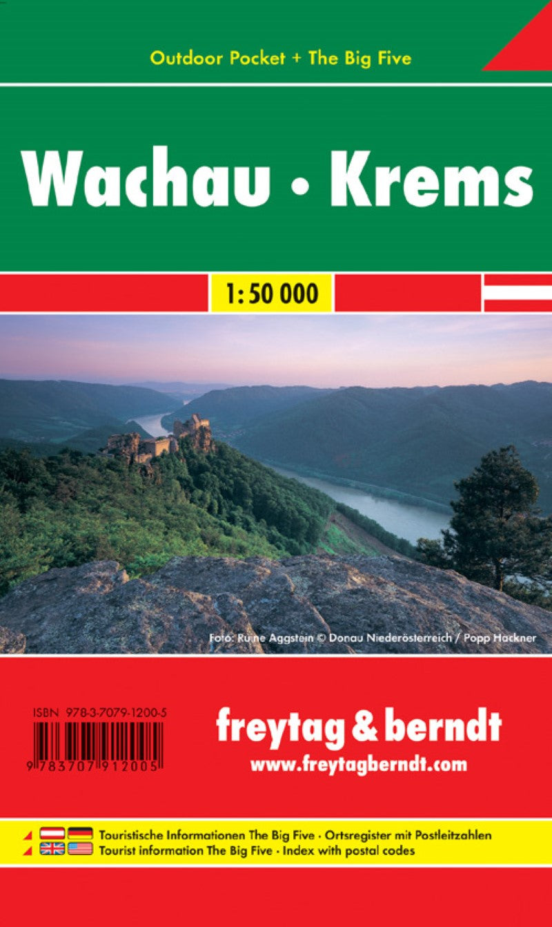 WK 071 OUP Wachau - Krems, Outdoor Pocket, hiking map 1:40,000