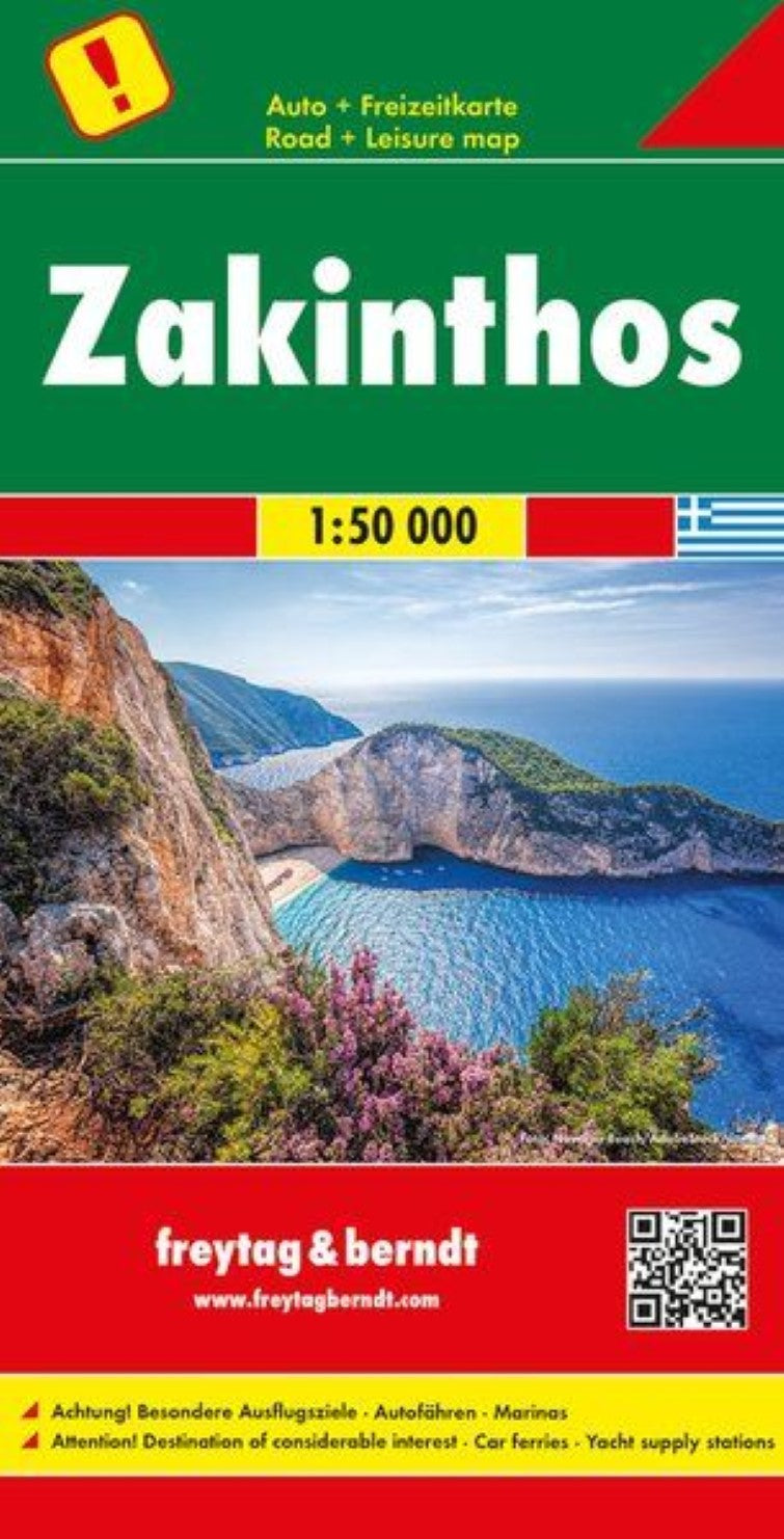 Zakinthos, road map 1:50,000