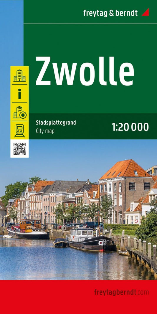 Zwolle, city map 1:20,000