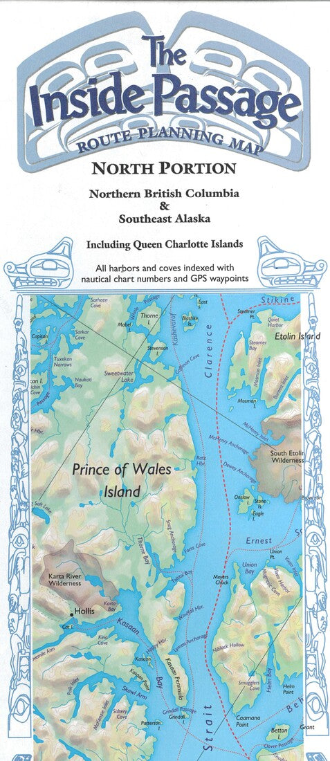 The inside passage : route planning map : north portion