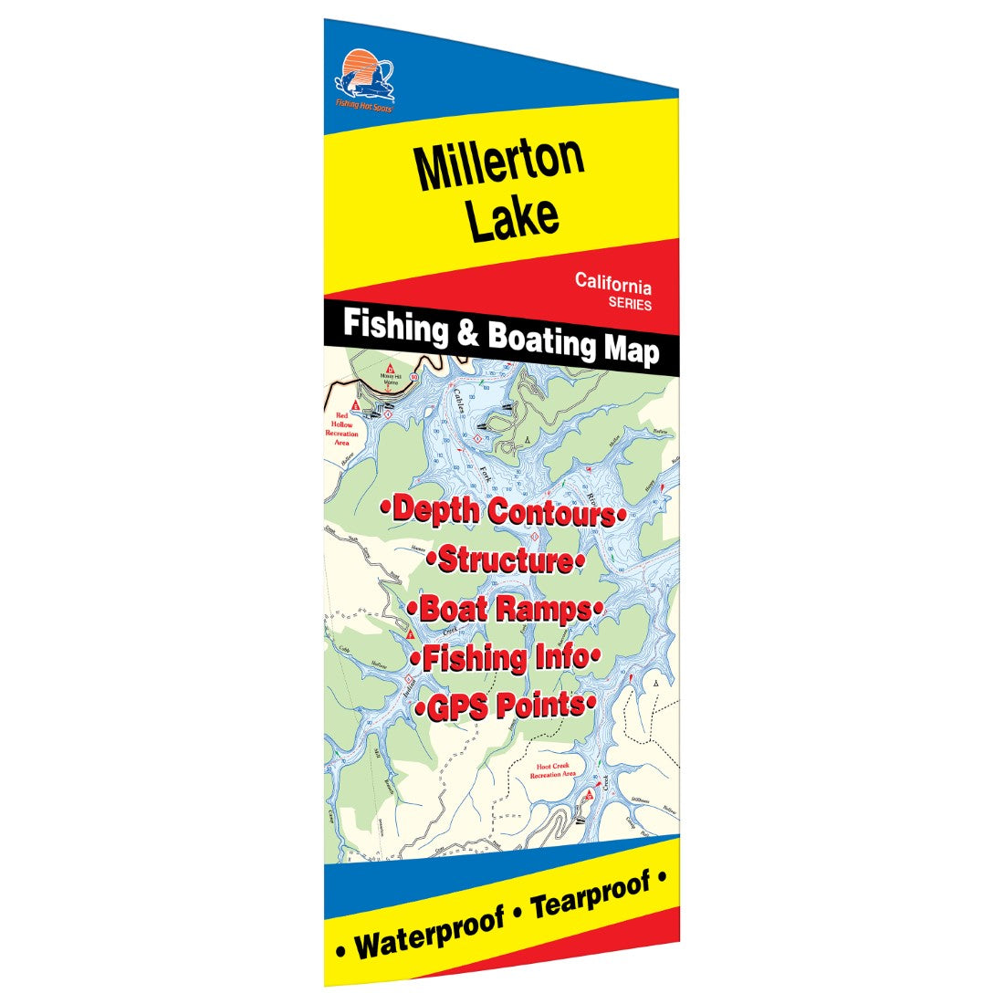 Millerton Lake Fishing Map