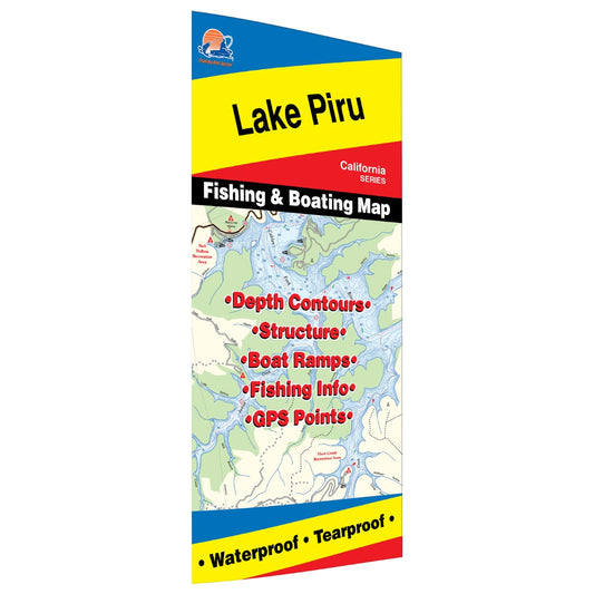 Lake Piru Fishing Map