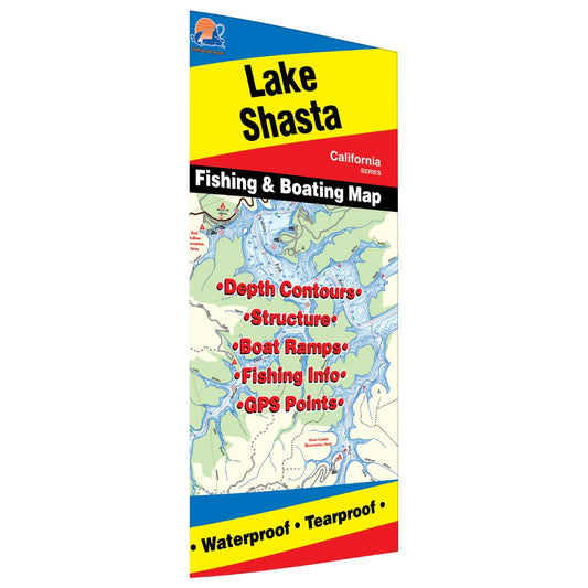 Shasta Lake Fishing Map