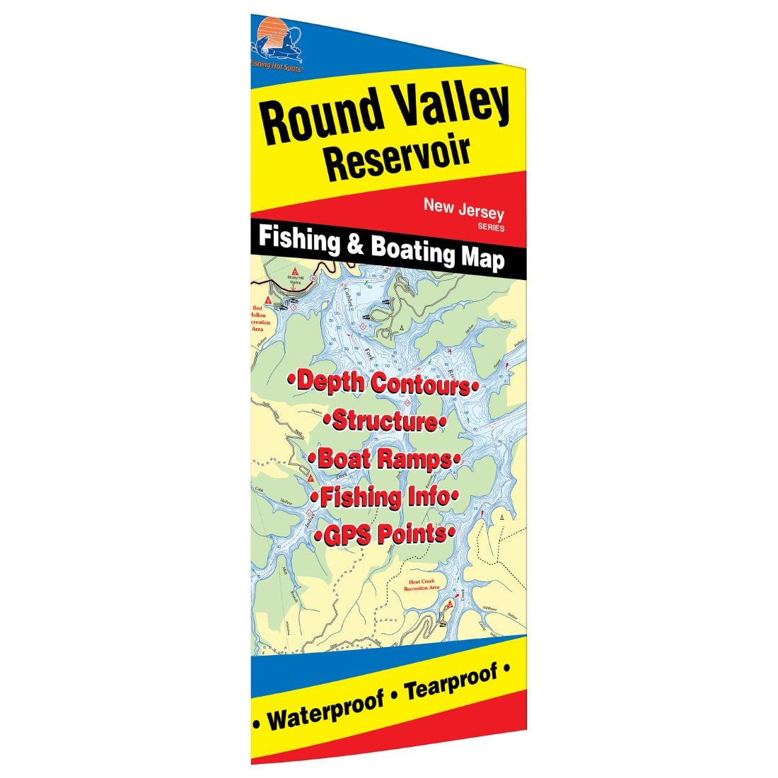 Round Valley Reservoir Fishing Map