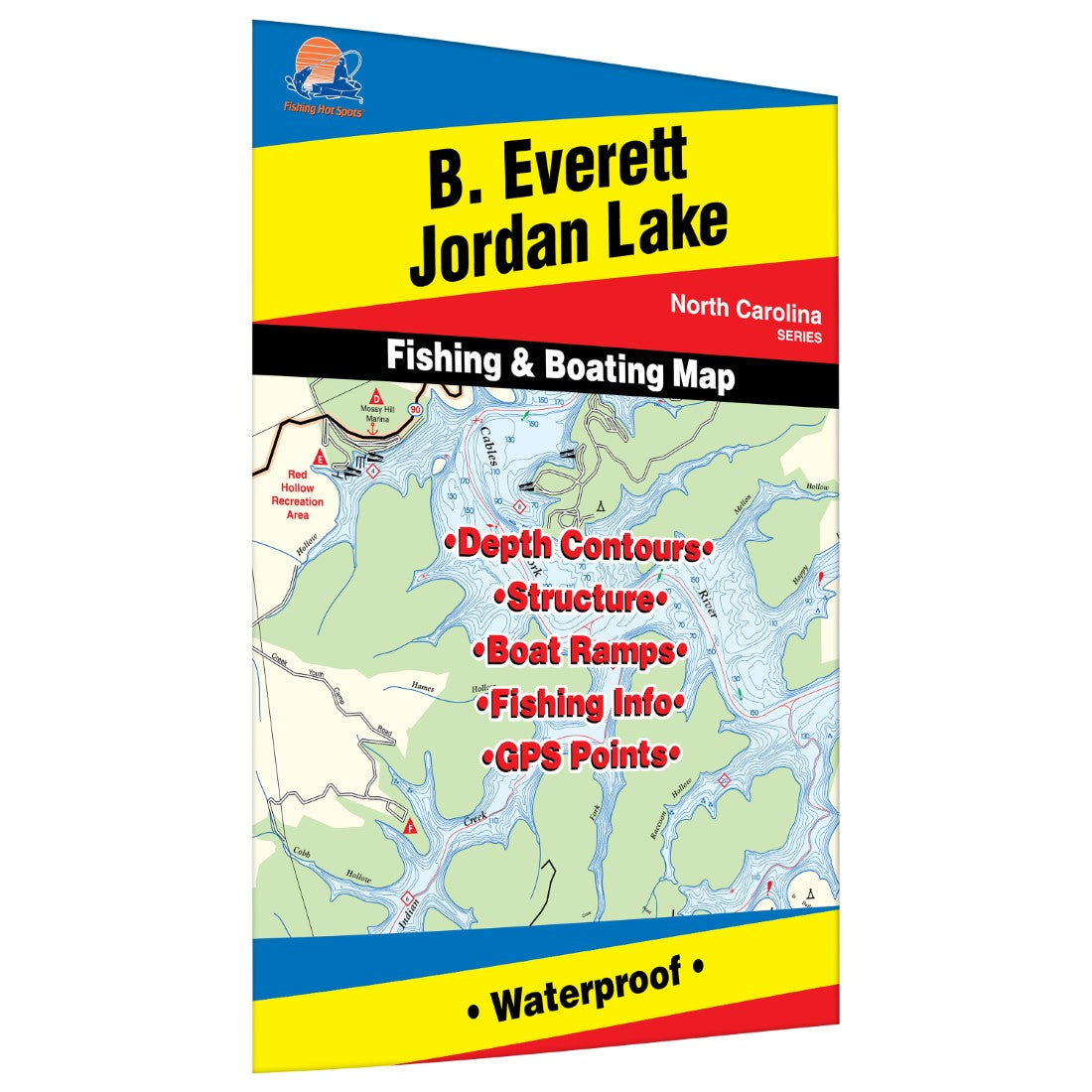 B. Everett Jordan Lake Fishing Map