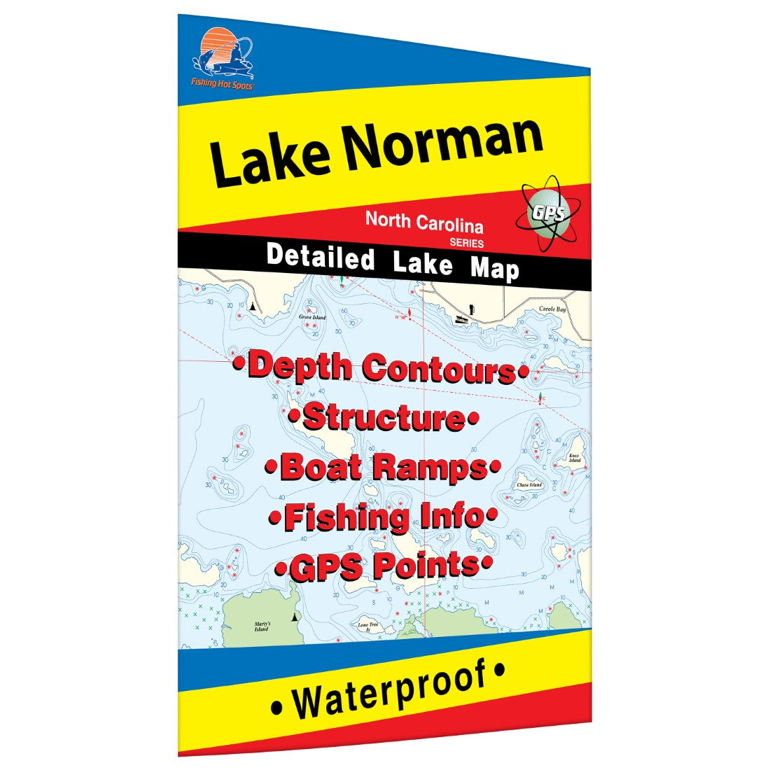 Norman Lake Fishing Map