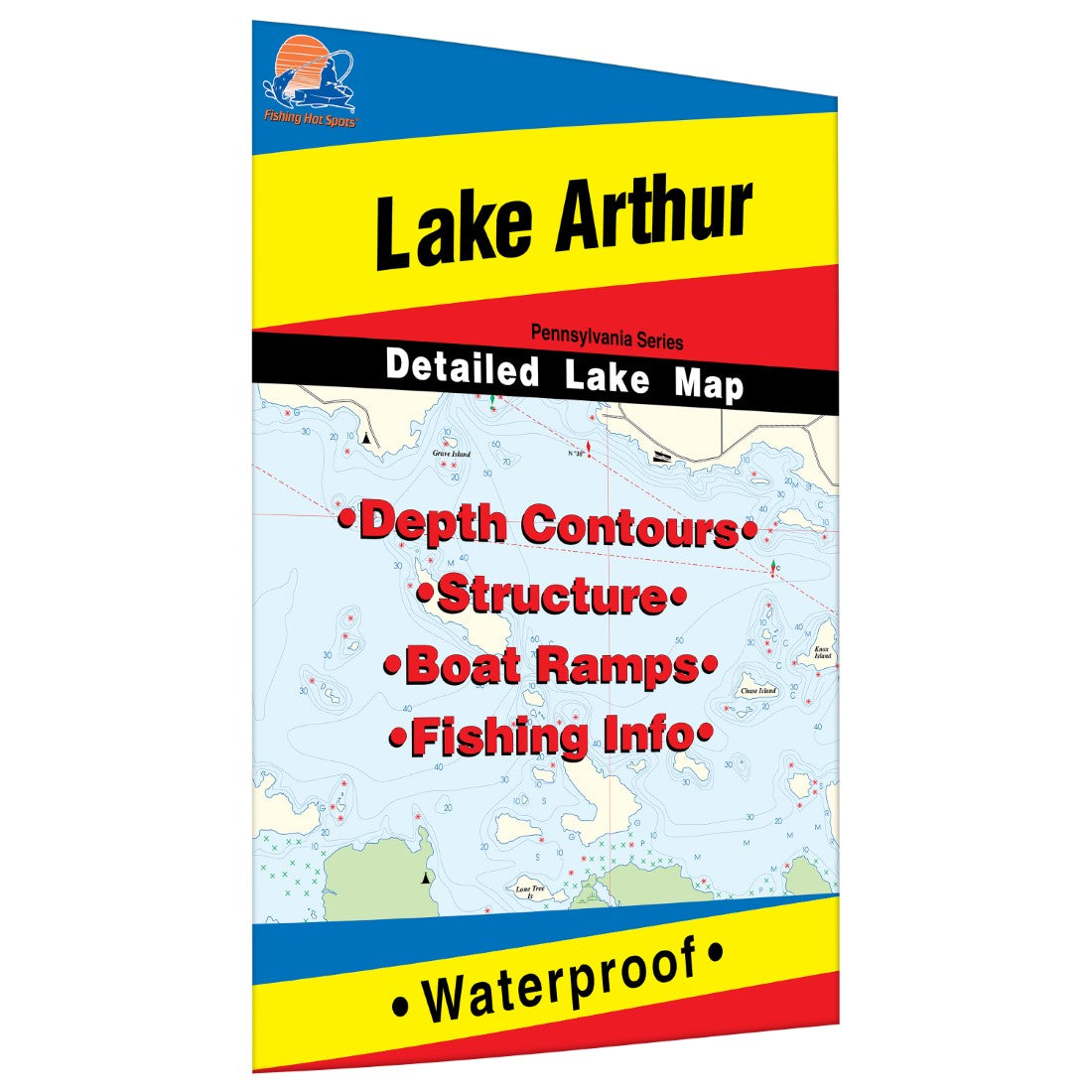 Lake Arthur, Pennsylvania fishing map