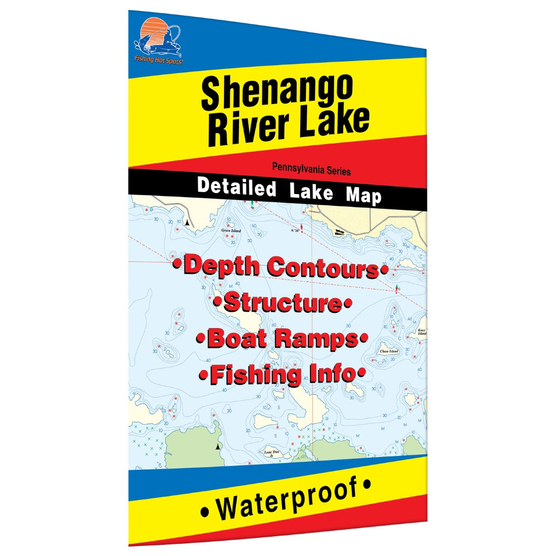 Shenango River Lake Fishing Map