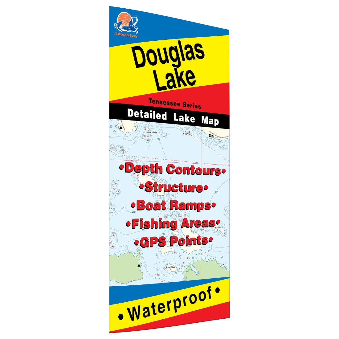 Douglas Lake Fishing Map